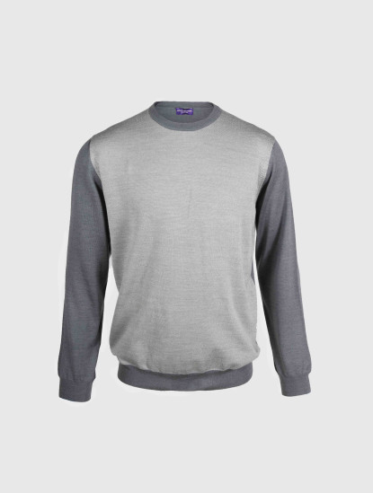 Patrick Hellmann CollectionGrey Pullover Round-Neck image1090